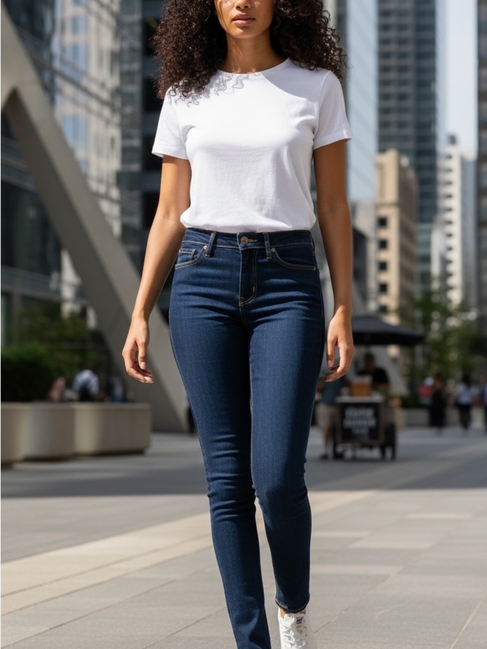 Abercrombie & Fitch Deep Indigo Skinny Jeans